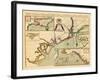 1711, Carolina, A complete description of the province of Carolina in 3 parts, North Carolina-null-Framed Giclee Print