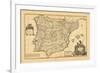 1711, Kingdoms of Portugal and Spain-null-Framed Giclee Print