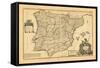 1711, Kingdoms of Portugal and Spain-null-Framed Stretched Canvas