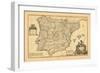 1711, Kingdoms of Portugal and Spain-null-Framed Giclee Print