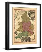 1715, United Kingdom-null-Framed Giclee Print