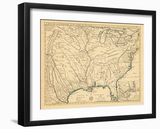 1718, Louisiana, Maryland, North Carolina, South Carolina, United States, Virginia-null-Framed Giclee Print