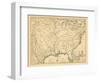 1718, Louisiana, Maryland, North Carolina, South Carolina, United States, Virginia-null-Framed Giclee Print