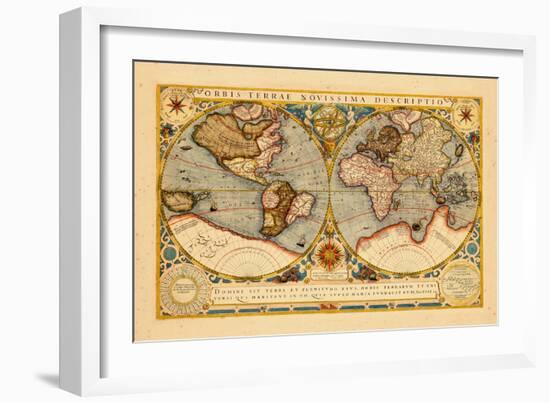 1719, Florida, Louisiana, North America, East Coast-null-Framed Giclee Print