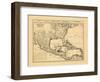 1719, Mexico, Caribbean, United States, West Indies, Central America-null-Framed Giclee Print