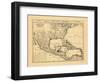 1719, Mexico, Caribbean, United States, West Indies, Central America-null-Framed Giclee Print