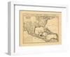 1719, Mexico, Caribbean, United States, West Indies, Central America-null-Framed Giclee Print