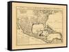 1719, Mexico, Caribbean, United States, West Indies, Central America-null-Framed Stretched Canvas