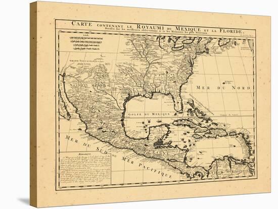 1719, Mexico, Caribbean, United States, West Indies, Central America-null-Stretched Canvas