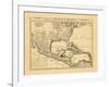 1719, Mexico, Caribbean, United States, West Indies, Central America-null-Framed Giclee Print