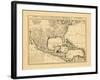 1719, Mexico, Caribbean, United States, West Indies, Central America-null-Framed Giclee Print