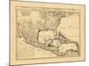 1719, Mexico, Caribbean, United States, West Indies, Central America-null-Mounted Giclee Print