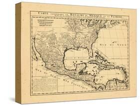 1719, Mexico, Caribbean, United States, West Indies, Central America-null-Stretched Canvas