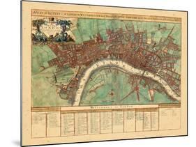 1720, London, United Kingdom-null-Mounted Giclee Print