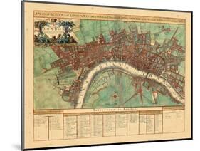 1720, London, United Kingdom-null-Mounted Giclee Print