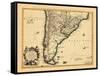 1721, Argentina, Chile, South America-null-Framed Stretched Canvas