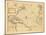 1721, Chart, West Indies, Brazil, North America, Atlantic Ocean-null-Mounted Giclee Print