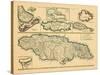 1721, Jamaica, West Indies-null-Stretched Canvas