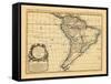 1721, South America-null-Framed Stretched Canvas