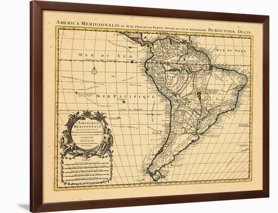 1721, South America-null-Framed Giclee Print