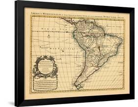 1721, South America-null-Framed Giclee Print