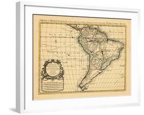 1721, South America-null-Framed Giclee Print