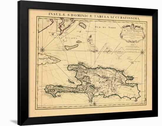 1722, Dominican Republic, Haiti-null-Framed Giclee Print