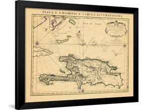 1722, Dominican Republic, Haiti-null-Framed Giclee Print