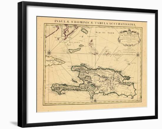 1722, Dominican Republic, Haiti-null-Framed Giclee Print