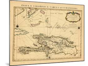 1722, Dominican Republic, HaitiHaiti-null-Mounted Giclee Print