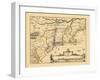 1729, Connecticut, Maine, Maryland, Massachusetts, New Hampshire, New Jersey, New York-null-Framed Giclee Print