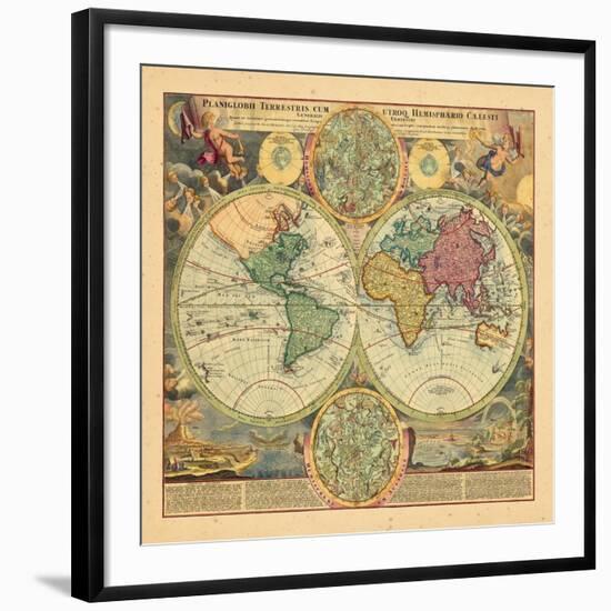 1730, World-null-Framed Giclee Print