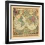 1730, World-null-Framed Giclee Print