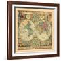 1730, World-null-Framed Giclee Print