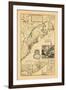 1732, Maryland, New Brunswick, New Jersey, New York, Newfoundland and Labrador, North Carolina-null-Framed Premium Giclee Print
