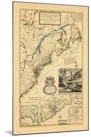 1732, Maryland, New Brunswick, New Jersey, New York, Newfoundland and Labrador, North Carolina-null-Mounted Premium Giclee Print