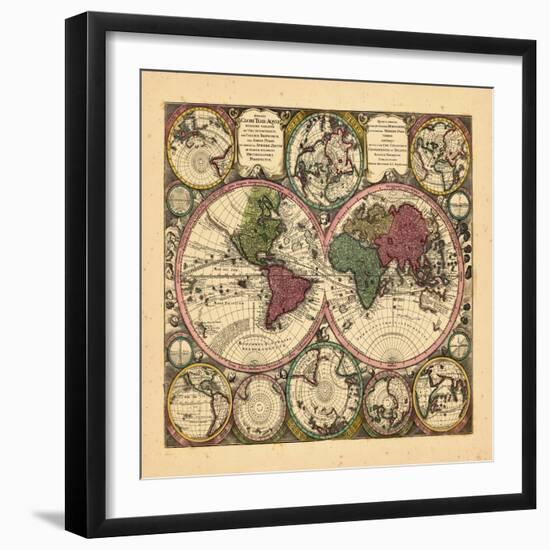 1734, World-null-Framed Giclee Print