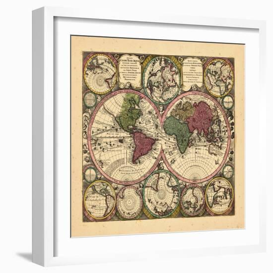 1734, World-null-Framed Giclee Print