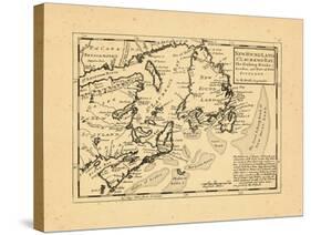 1736, Newfoundland and Labrador, Nova Scotia-null-Stretched Canvas