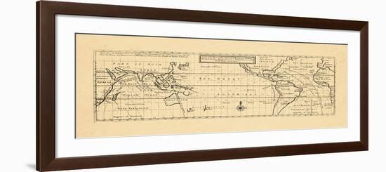 1736, Trade Winds, World-null-Framed Premium Giclee Print