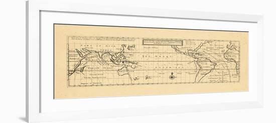 1736, Trade Winds, World-null-Framed Giclee Print