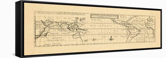 1736, Trade Winds, World-null-Framed Stretched Canvas