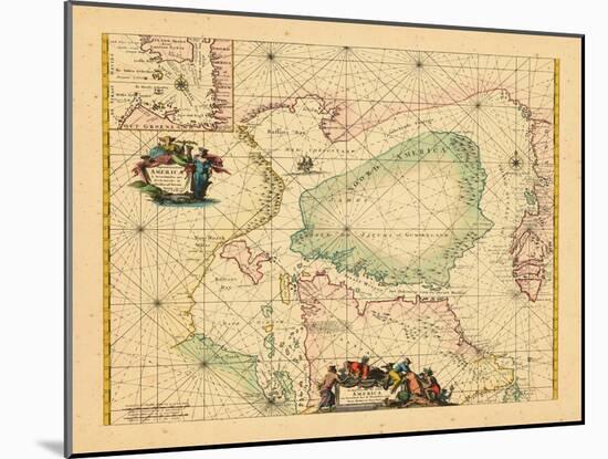 1739, Newfoundland and Labrador, Nunavut-null-Mounted Giclee Print