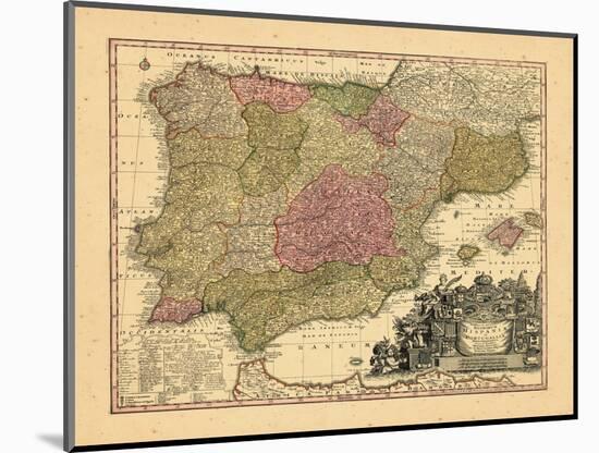 1740, Portugal, Spain-null-Mounted Giclee Print