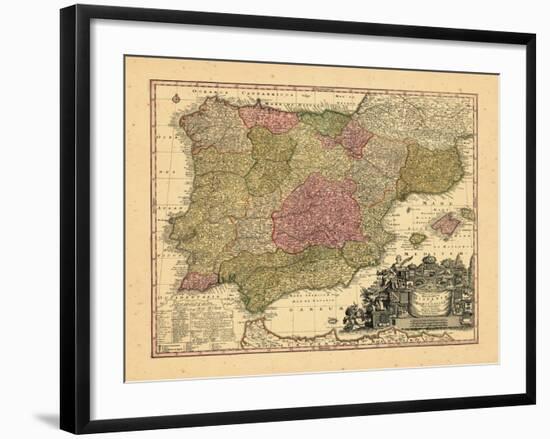 1740, Portugal, Spain-null-Framed Giclee Print