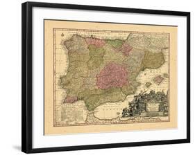 1740, Portugal, Spain-null-Framed Giclee Print