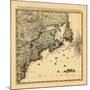 1741, Connecticut, Maine, Massachusetts, New Brunswick, Newfoundland and Labrador, Nova Scotia-null-Mounted Giclee Print