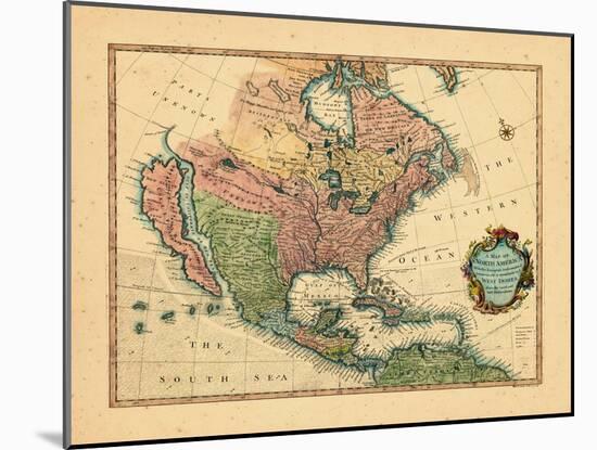 1744, North America-null-Mounted Giclee Print