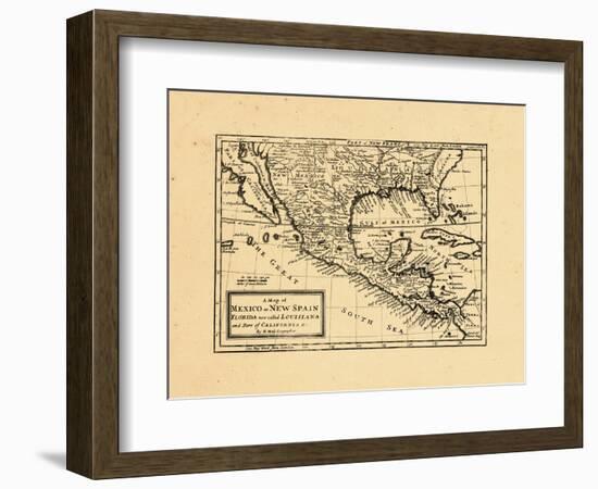 1745, Mexico, United States-null-Framed Giclee Print