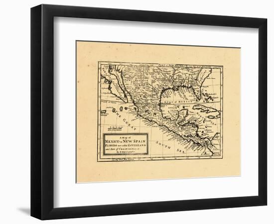 1745, Mexico, United States-null-Framed Giclee Print